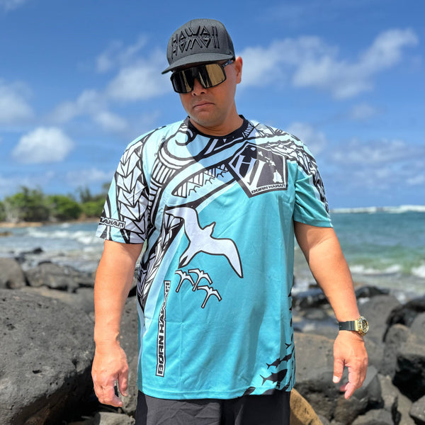 Born Hawaii Jersey IWA JERSEY AQUA MINT