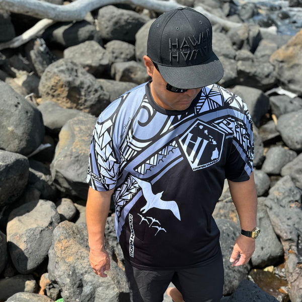 Born Hawaii Jersey IWA JERSEY BLACK GREY