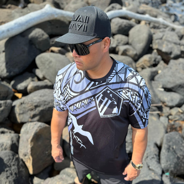 Born Hawaii Jersey IWA JERSEY BLACK GREY