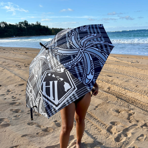 Born Hawaii Accessories BLACK PALAKA TIARE UMBRELLA