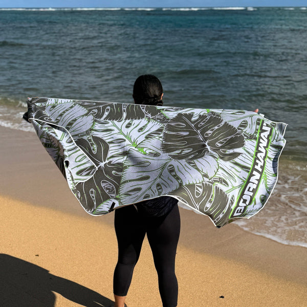 Born Hawaii Accessories MINISTERA BEACH TOWEL GREEN