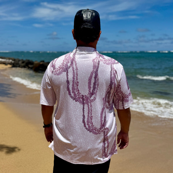 Born Hawaii Aloha Shirt NIIHAU ALOHA SHIRT CREAM