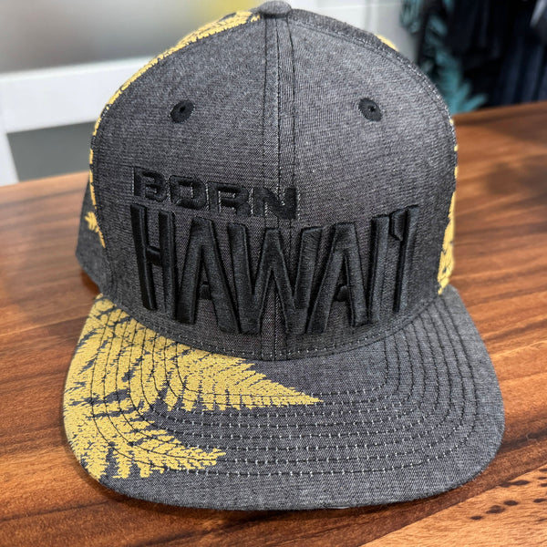 Born Hawaii Hat FERN DENIM SNAPBACK