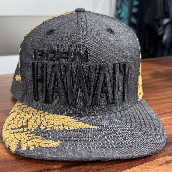 Born Hawaii Hat FERN DENIM SNAPBACK