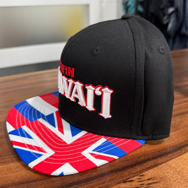 Born Hawaii Hat HI FLAG SNAPBACK