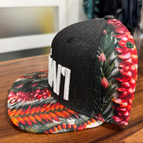 Born Hawaii Hat LEI DENIM SNAPBACK