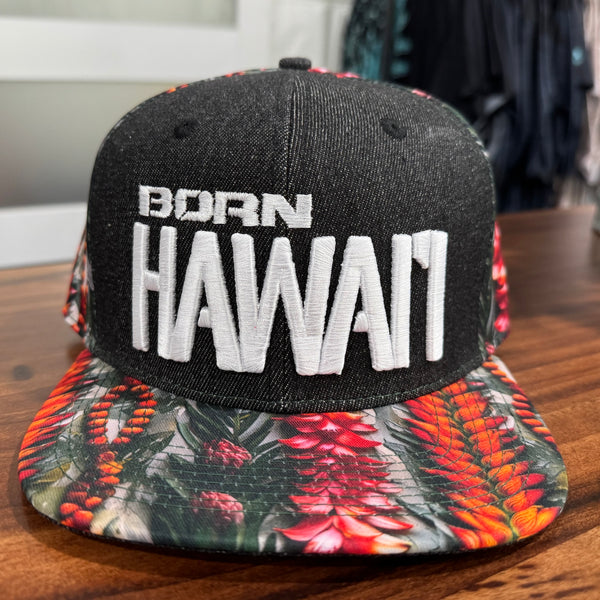 Born Hawaii Hat LEI DENIM SNAPBACK