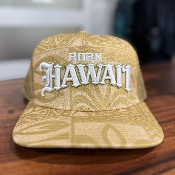 Born Hawaii Hat TAPA TAT SNAPBACK