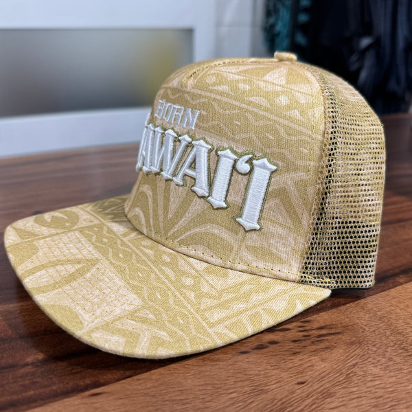 Born Hawaii Hat TAPA TAT SNAPBACK