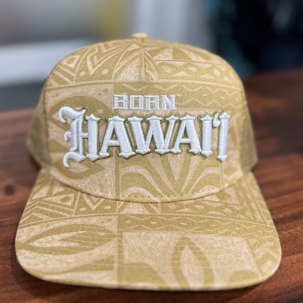 Born Hawaii Hat TAPA TAT SNAPBACK