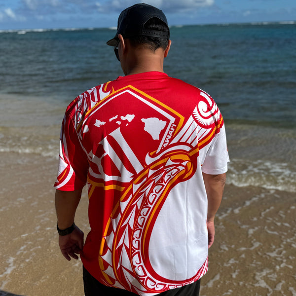 Born Hawaii Jersey HEE JERSEY RED YELLOW