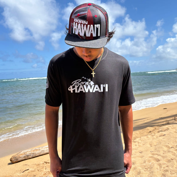 Born Hawaii Jersey HI VERTICLE PREMIUM TEE