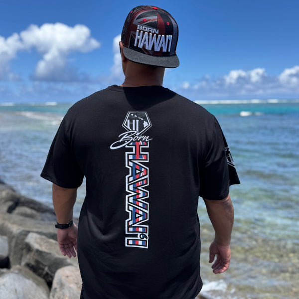 Born Hawaii Jersey HI VERTICLE PREMIUM TEE