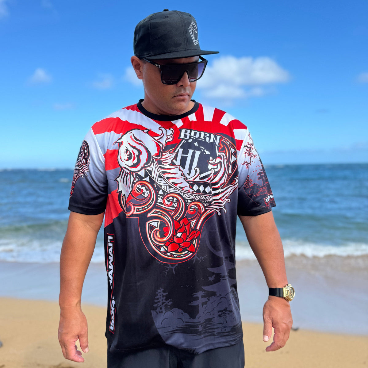 KOI JERSEY RED – Born Hawaii