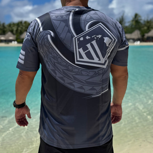 Born Hawaii Jersey MAORI JERSEY GREY