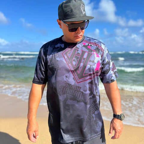 Born Hawaii Jersey PINK GLO CAMO JERSEY