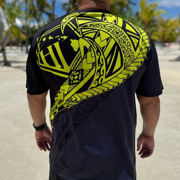 Born Hawaii Jersey SAVAGE JERSEY BLACK YELLOW
