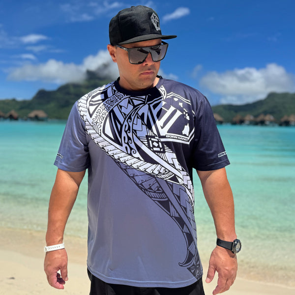 Born Hawaii Jersey SAVAGE JERSEY GREY