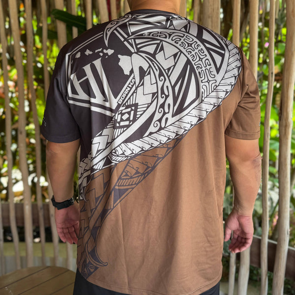 Born Hawaii Jersey SAVAGE JERSEY GREY BROWN