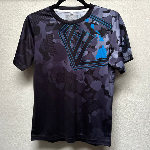 Born Hawaii KIDS YOUTH BLUE GLO CAMO JERSEY
