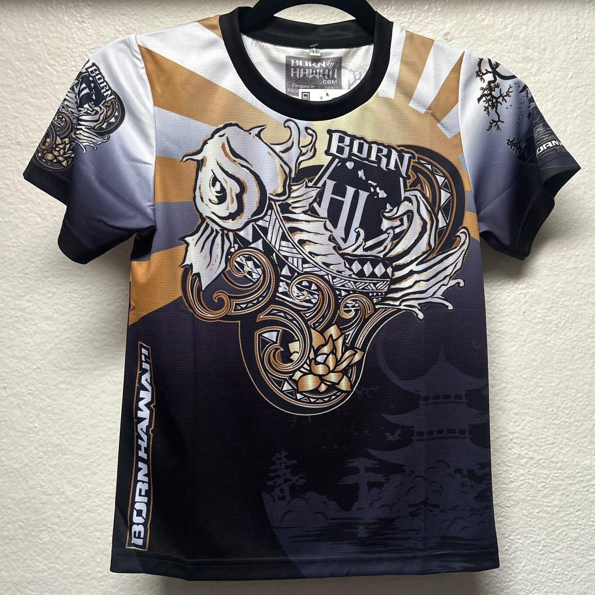 Born Hawaii KIDS YOUTH KOI JERSEY GOLD