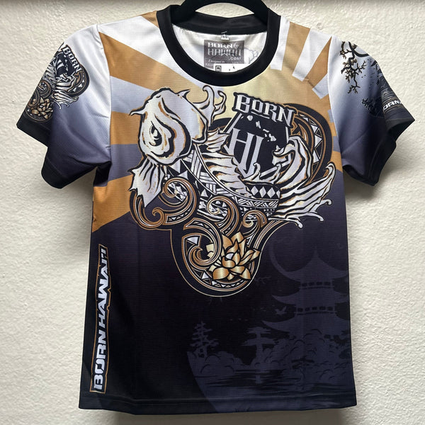 Born Hawaii KIDS YOUTH KOI JERSEY GOLD