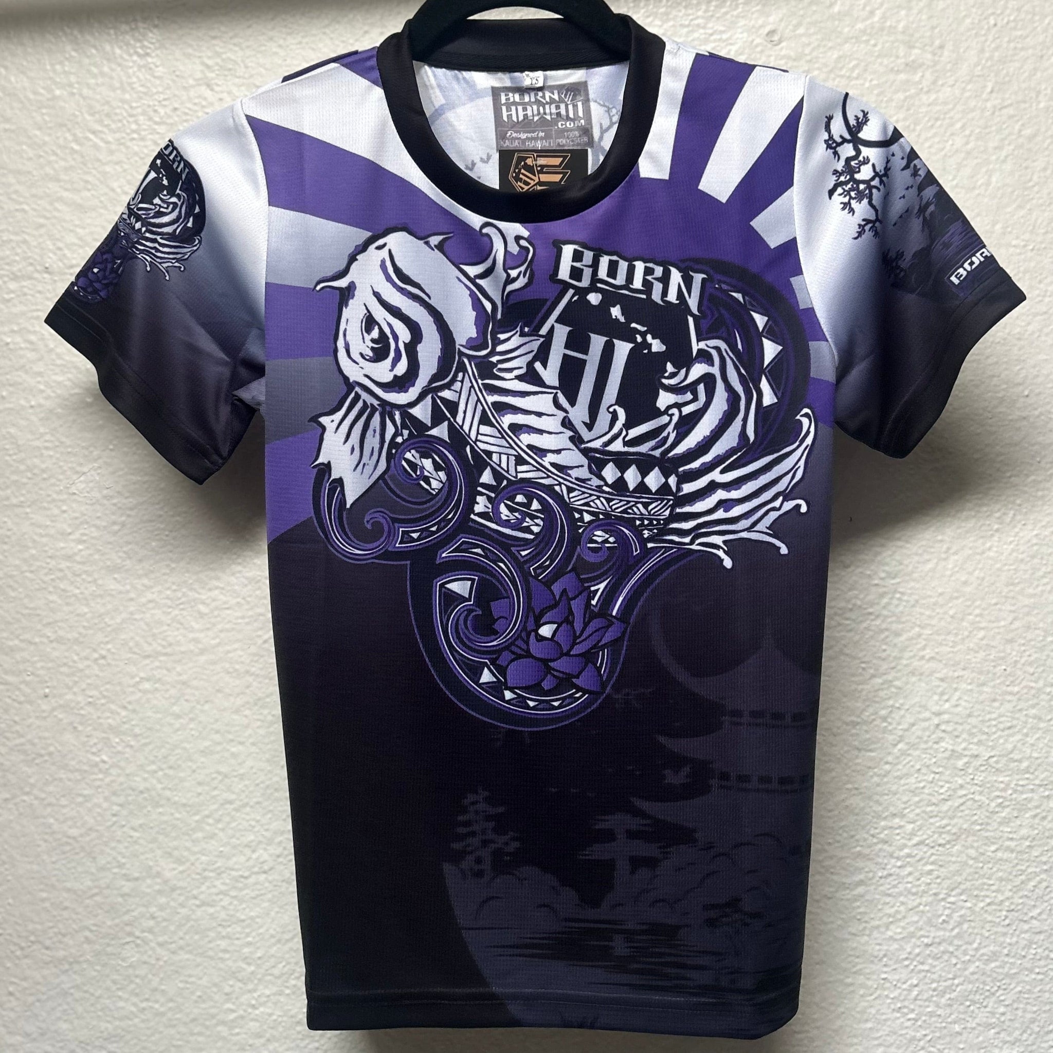 Born Hawaii KIDS YOUTH KOI JERSEY PURPLE