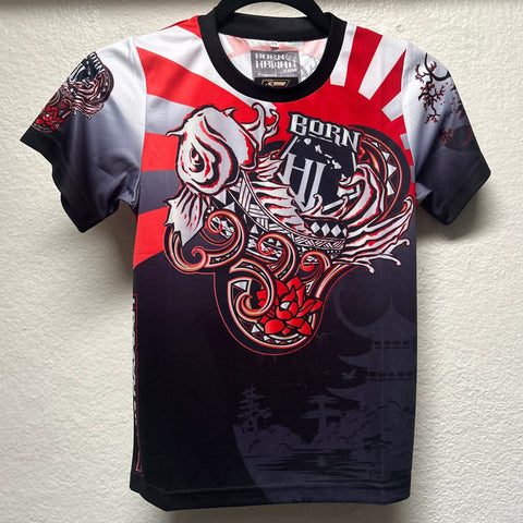 Born Hawaii KIDS YOUTH KOI JERSEY RED
