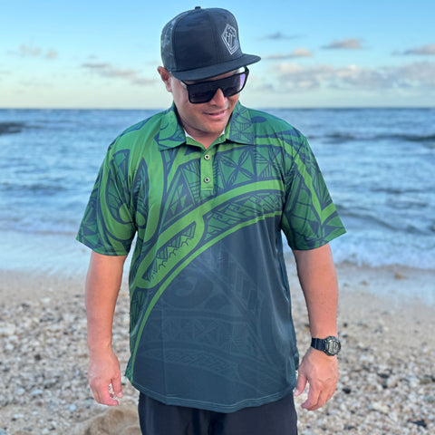 Born Hawaii Polo KU IHE POLO GREEN