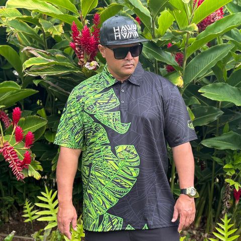 Born Hawaii Polo LAU POLO GREEN