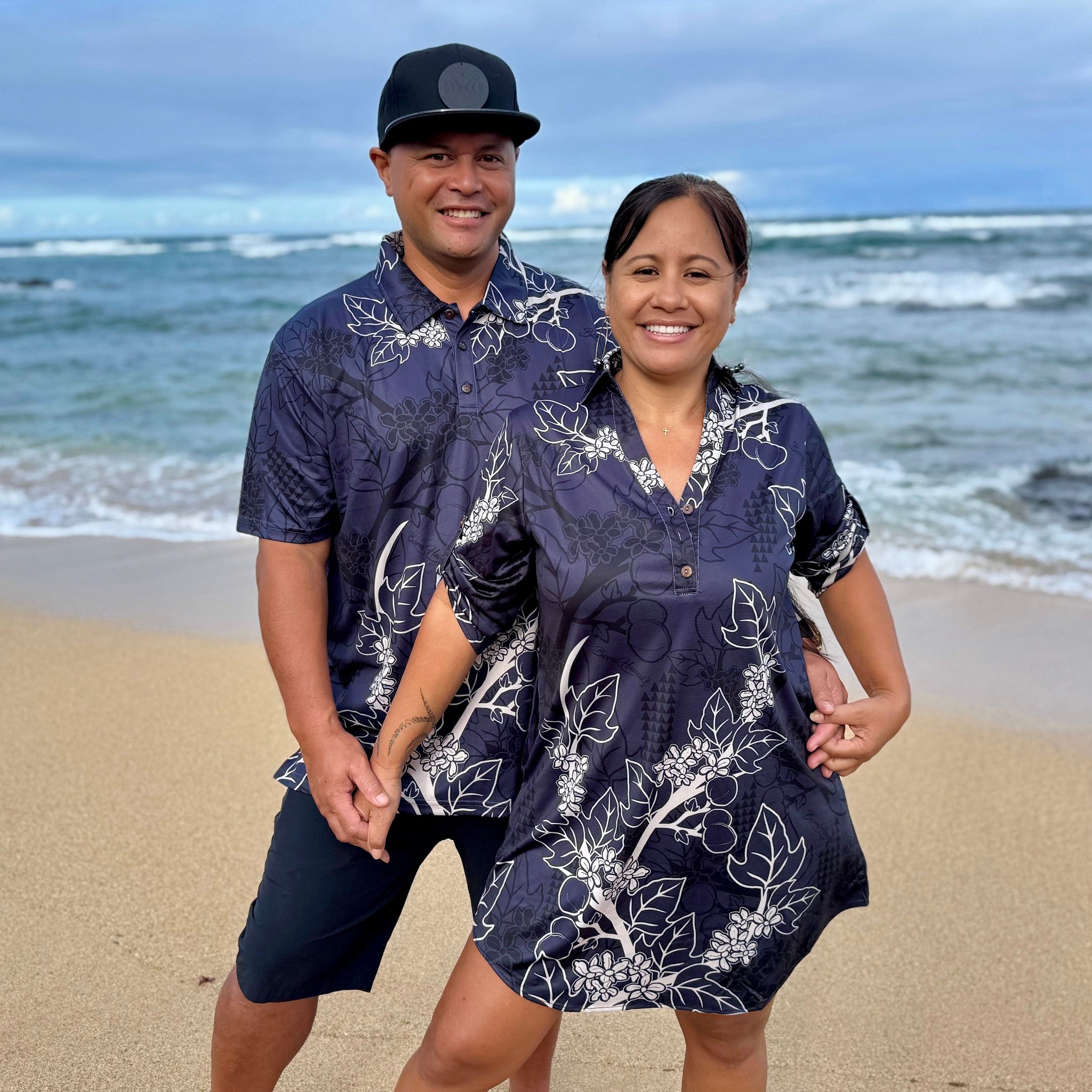 KUKUI POLO DRESS BONE M