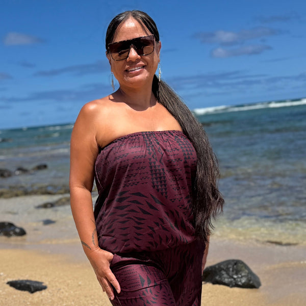 Born Hawaii Womens MANA PANTS MAROON