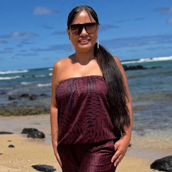 Born Hawaii Womens MANA PANTS MAROON