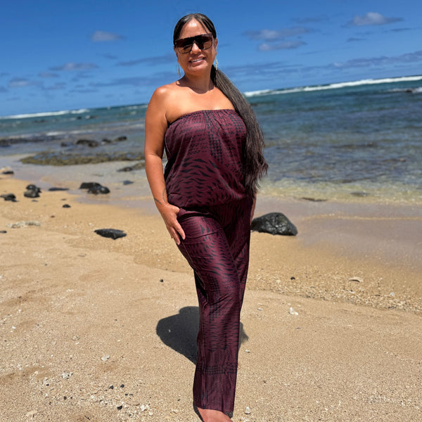 Born Hawaii Womens MANA PANTS MAROON