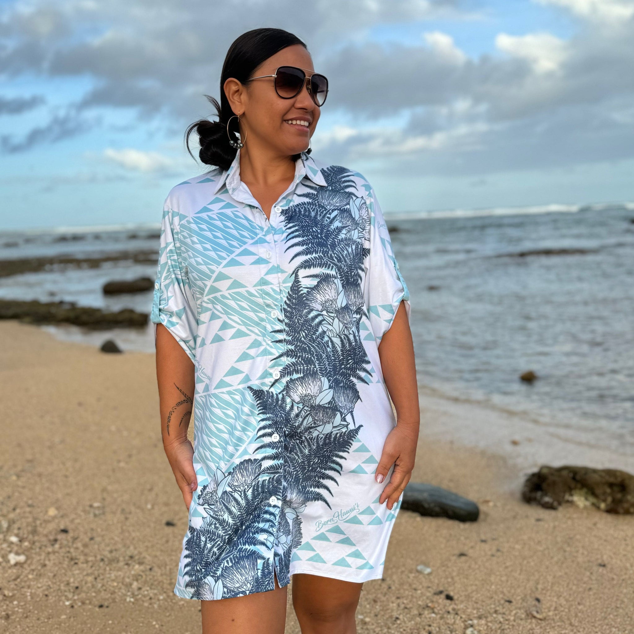 Hawaiian t shirt dress deals