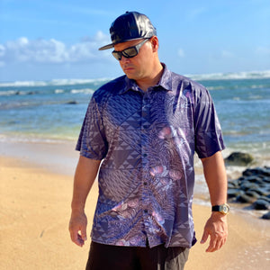 Born Hawaii Aloha Shirt PAPAHI ALOHA SHIRT PINK