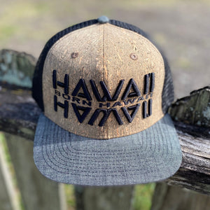Born Hawaii Hat BHI 3D CORK DENIM SNAKPBACK HAT