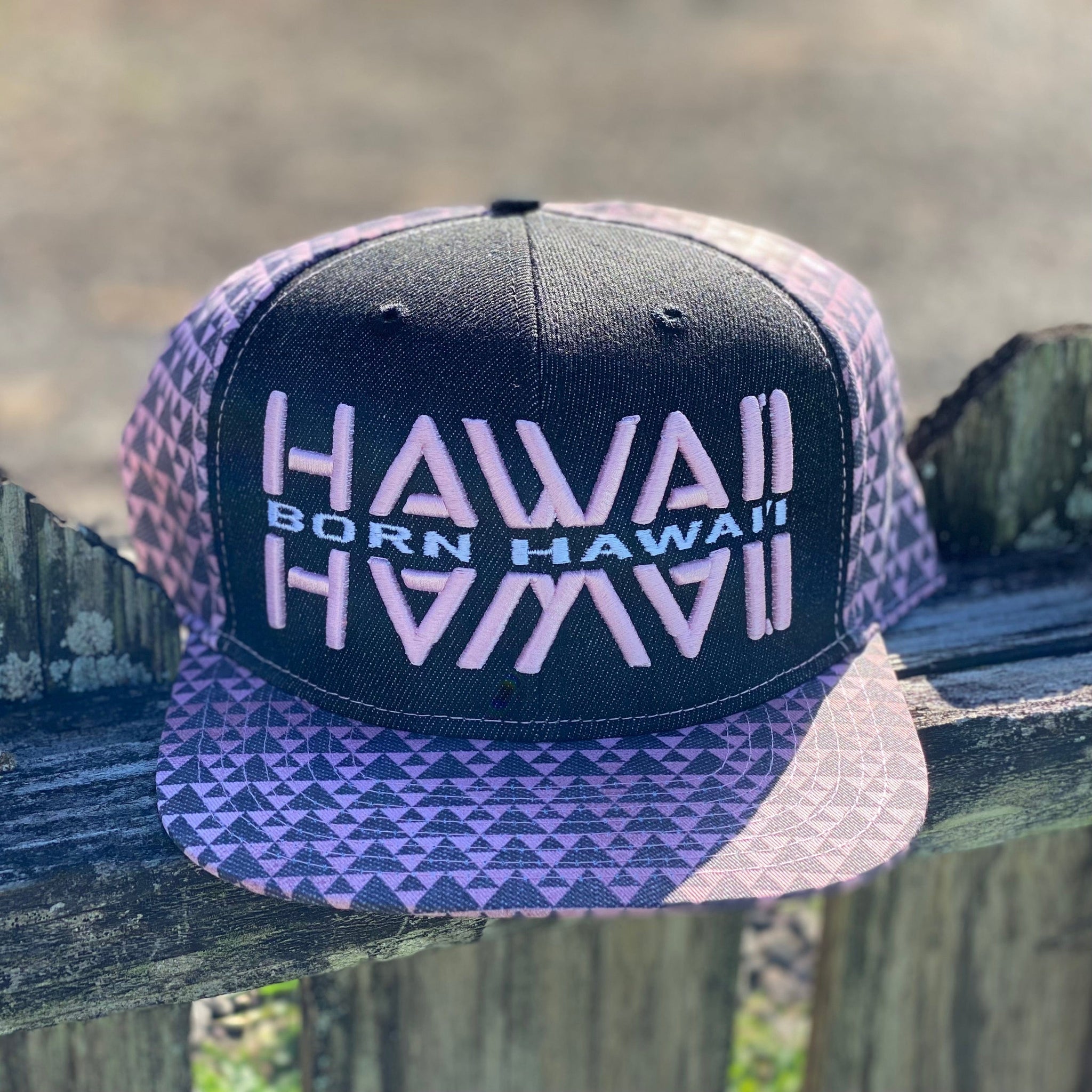 Born Hawaii Hat BHI 3D PINK TRIANGLE HAT