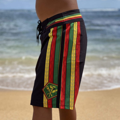 Born Hawaii KIDS TEAM KANAKA YOUTH BOARDSHORTS