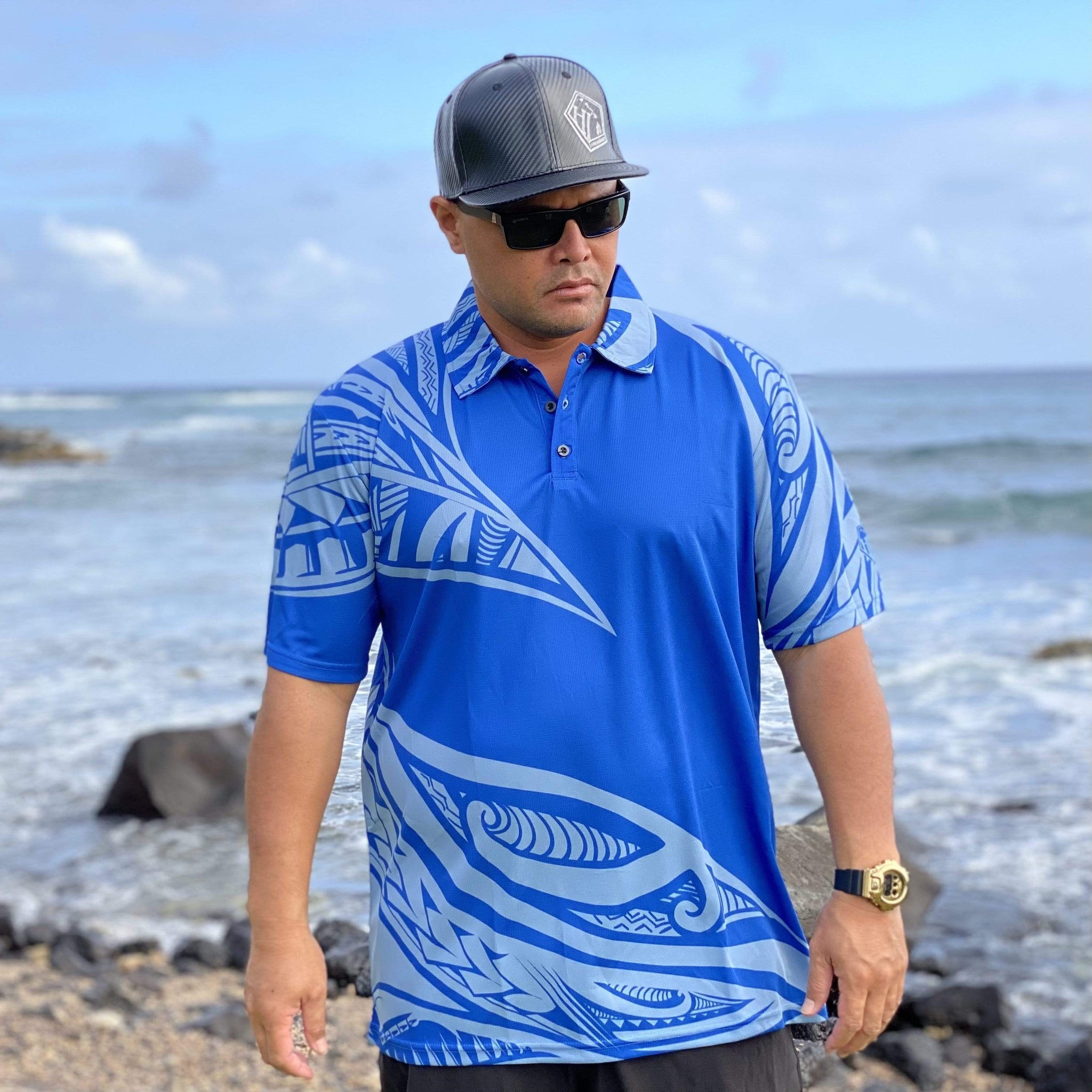 Born Hawaii Polo MALU POLO BLUE
