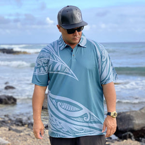 Born Hawaii Polo MALU POLO SLATE TEAL
